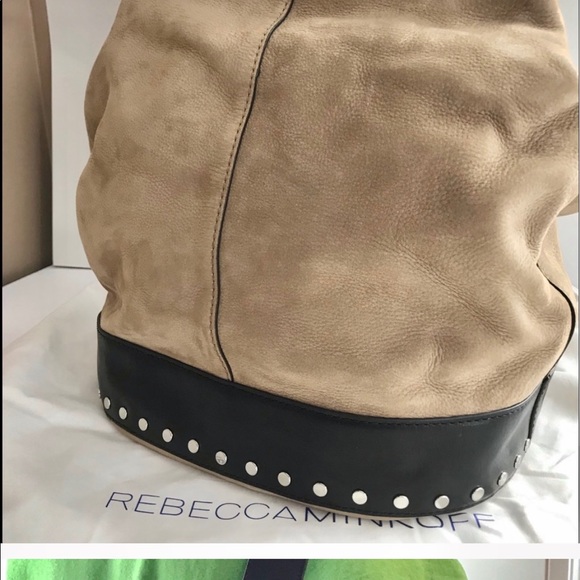 Rebecca Minkoff Suede and leather handbag - Picture 2 of 12